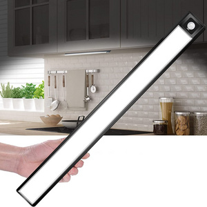 LED Closet Light Rechargeable Under Cabinet Light Dimmable Wireless Stick-on Anywhere Night Light Bar for Kitchen Wardrobe