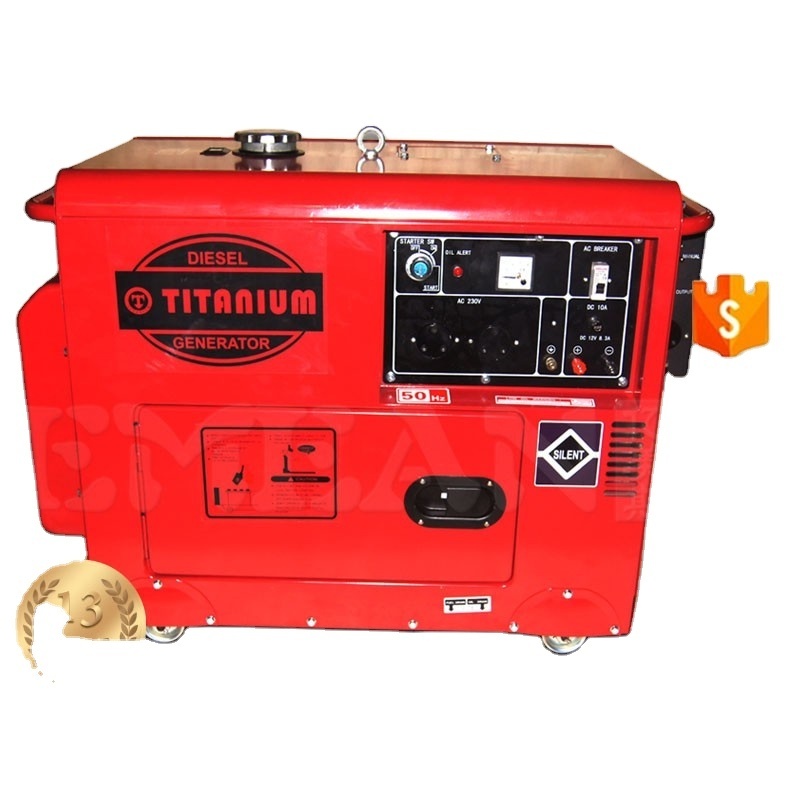 mini electronic single phase 7.5hp power generator 3kw 220v 3kv 7.5kw set for sale