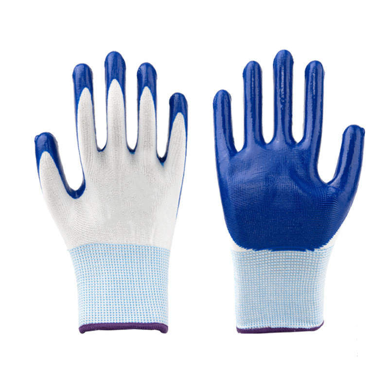 Nitrile Coated Work Gloves For Work Construction/spandex Glove/breathable Gloves