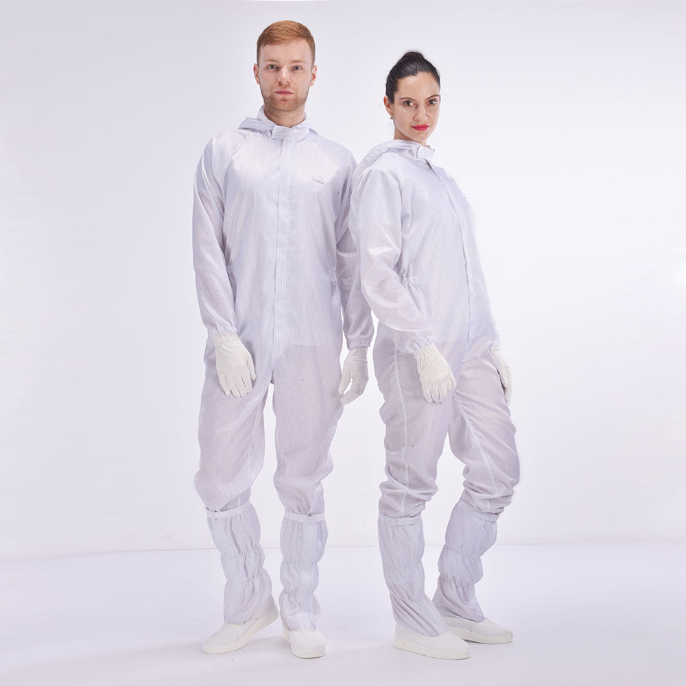 Antistatic Safety Working Lab Coat Cleanroom Garment Clothes Suit Uniform Jackets T-shirt Coverall Esd Workwear Clothes Suit