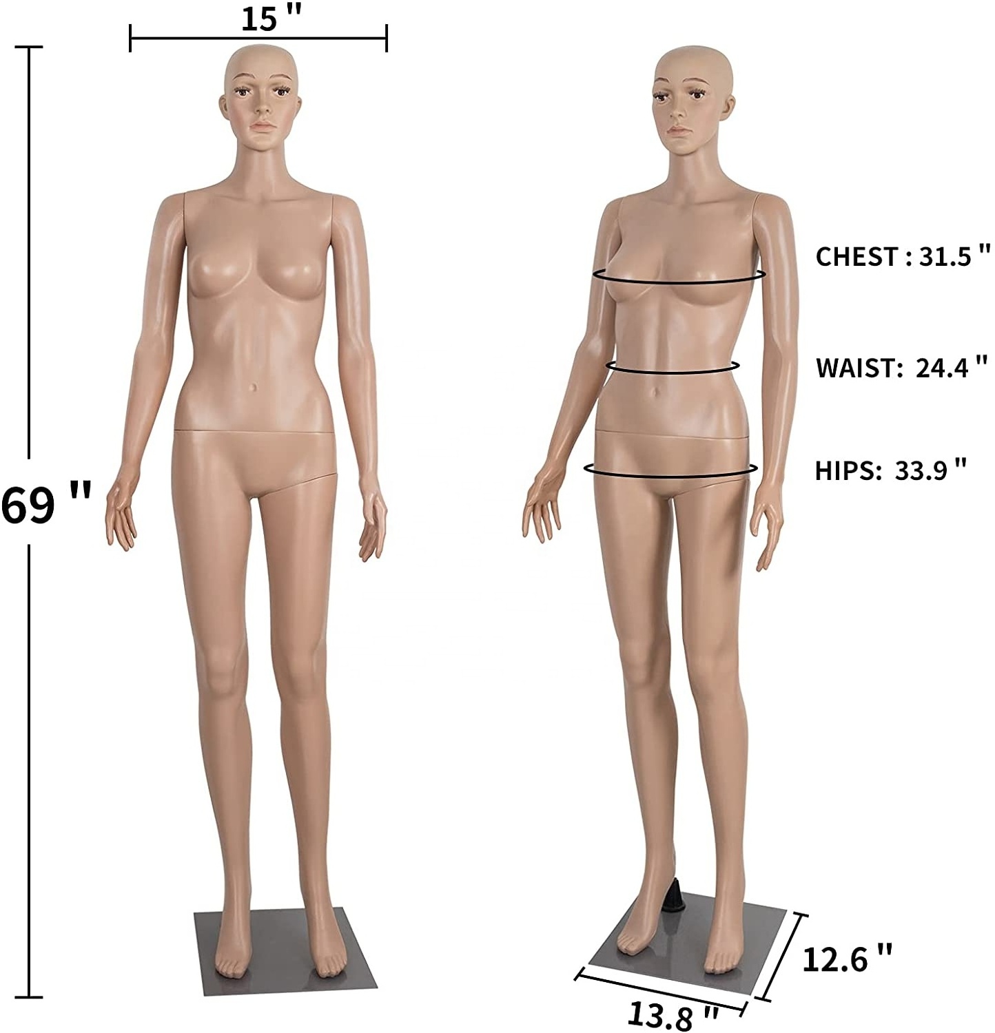 Female Full Body Mannequins For Window Display  Dummy