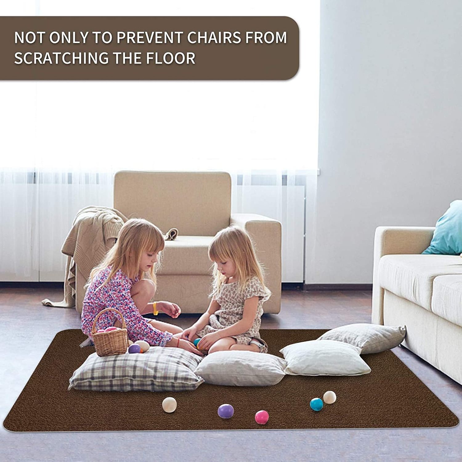 Office Chair Mat for Hardwood Floor,Multi-Purpose Hard Floor Protector,Ultra-thin floor mat