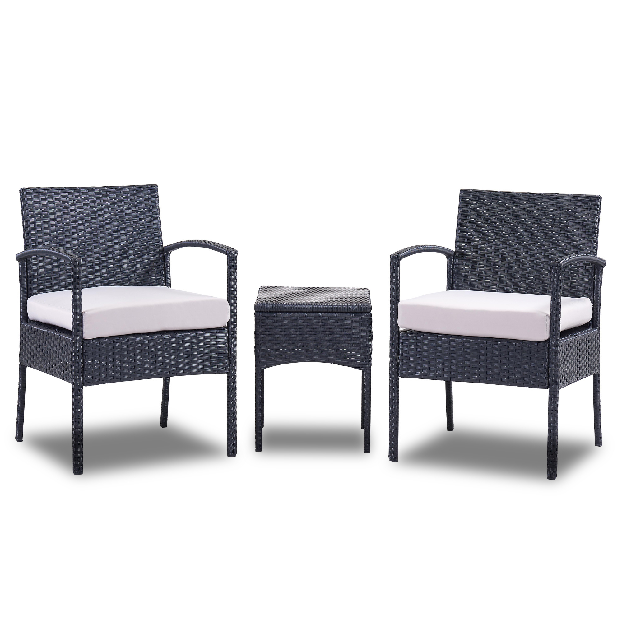 outdoor rattan furniture modern with dining table chairs office furniture modern design 3pc bistro set