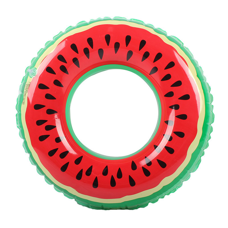 Swim Circle Laps  Piscina  Flotador PVC Watermelon Tube  Fruit Inflatable Baby Swimming Ring Pool Float