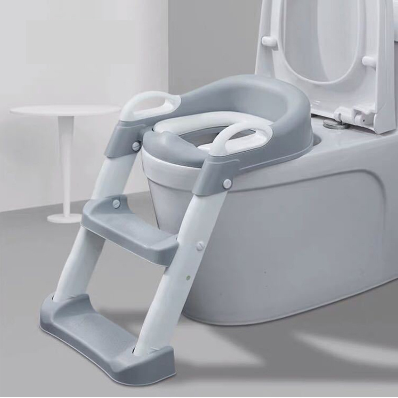 Upgraded Adjustable Toddler Potty Stool Toilet Assistance Baby Toilet Trainer Potty Training Ladder With Step Kid Potty