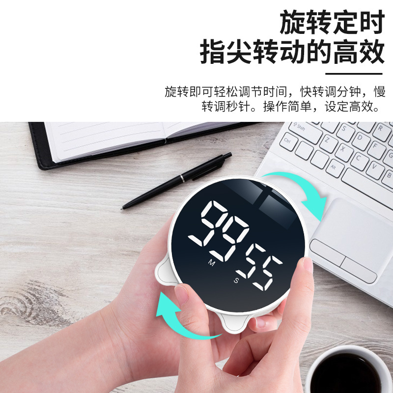 NEW cute creative design battery or DC 5V power operate mini digital alarm clock with  FM radio suitable for gifts //