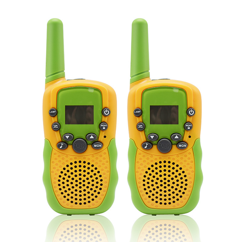 Toys for 3-12 Years Old with 3KM Range,2 Way Radio with 22 Channels Flashlight LCD Display Belt Clip Kids Walkie Talkie