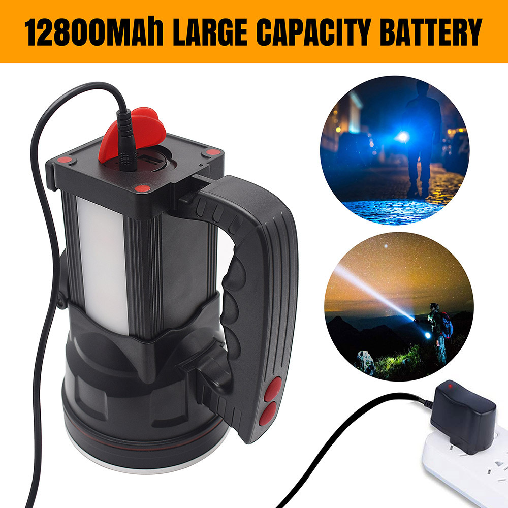 Factory Directly Supply High Lumens USB Rechargeablel Handheld LED Searchlight For Hunting, Multifunction Spotlight