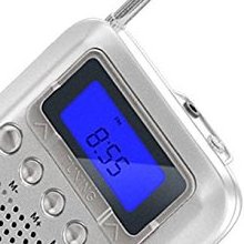 hot sale Best Reception and Longest Lasting Portable Pocket Digital AM/FM Radio with Alarm Clock Operated by 2 AAA Battery