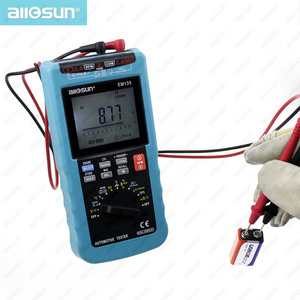 allosun EM135 Car Diagnostic Tool Digital Automotive Multi-meter Car Engine RPM Tester Dwell Angle Car Alternator Tester