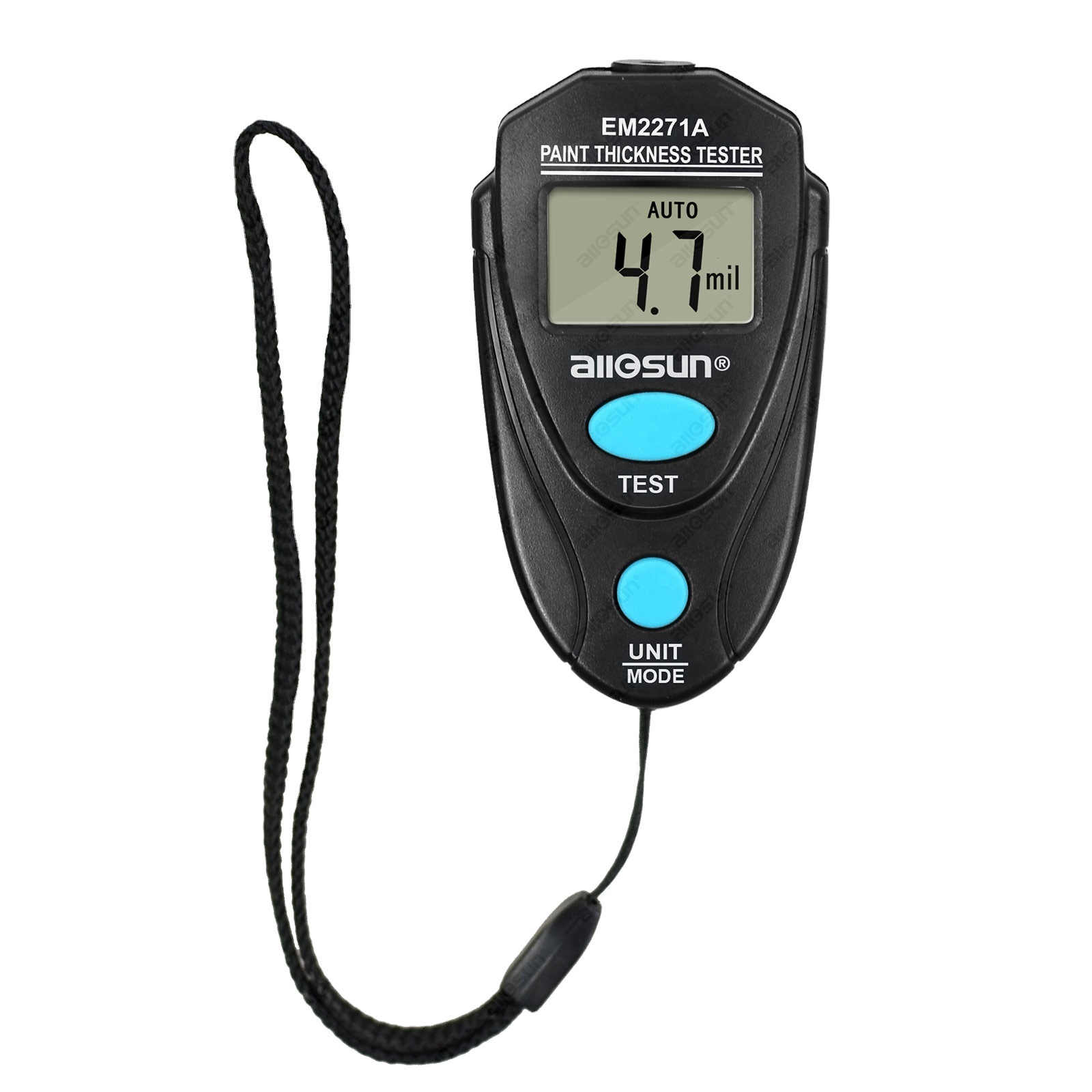 All-sun EM2271A  Digital Thickness Gauge Coating Meter  Fe/NFe 0.00-2.20mm for Car Thickness Meter  Russian Manual