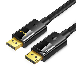 Jasoz Gold Plated 8k Dp 1.4 Cable Display Port To Displayport Cable Male To Male 8k  Displayport to dp cable