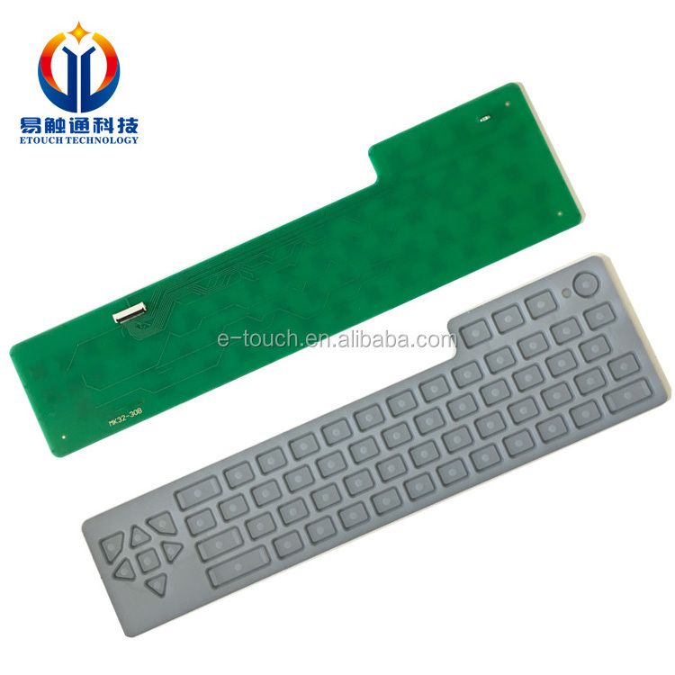 Custom PCB rubber membrane keyboard PCB membrane switches