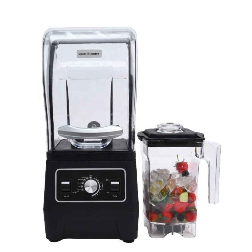 Silent high speed blender Multi-functions commercial or kitchen blenders 8 stainless steel blades big capacity high housepower