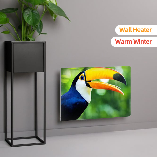 Wall mounted carbon crystal heating electric heater Far infrared heating panel