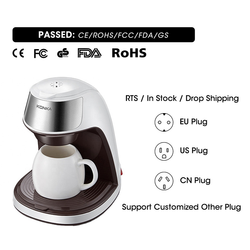 Wholesale customized drip coffee makers digital portable electric k cup coffee maker