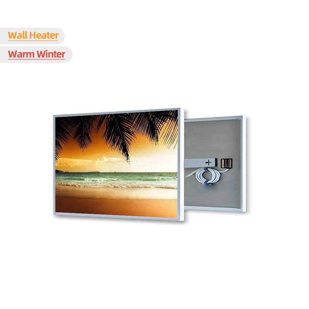 Wall mounted carbon crystal heating electric heater Far infrared heating panel