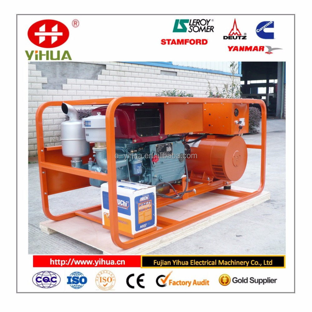 Portable Generator, Changchai Single Cylinder Portable 12kw 15kva Diesel Generator Set