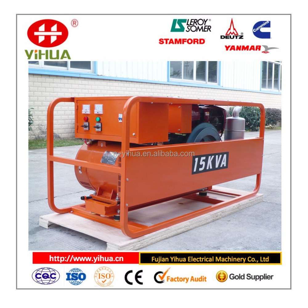 Portable Generator, Changchai Single Cylinder Portable 12kw 15kva Diesel Generator Set