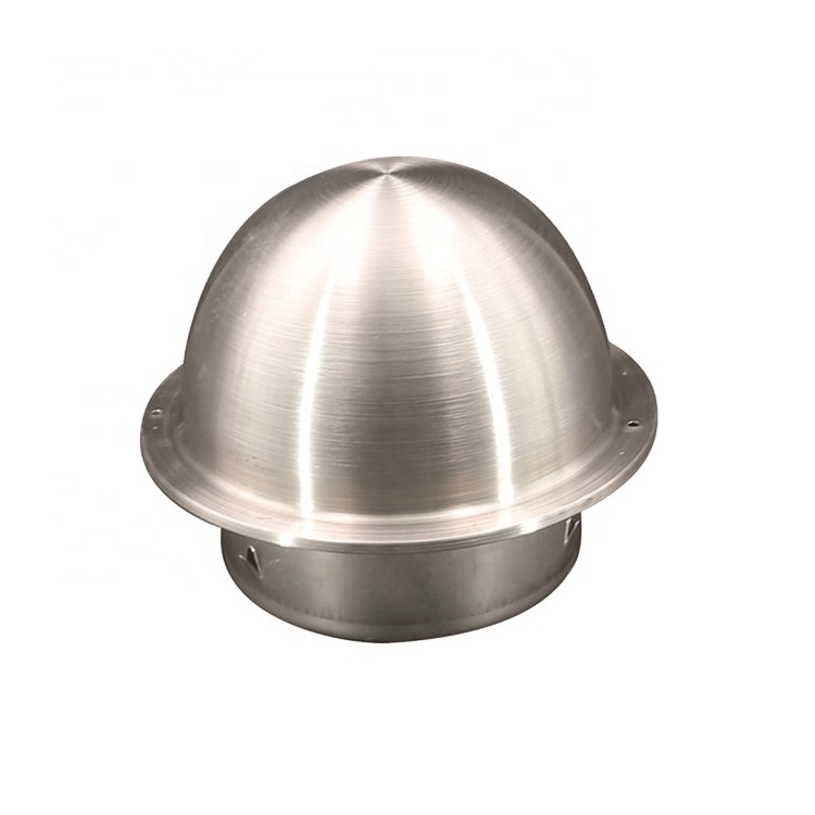 Outdoor Wall Windproof Rain air vent Cap 304 Stainless Steel Ventilation Cover Kitchen Air Round Grille Vent Outlet