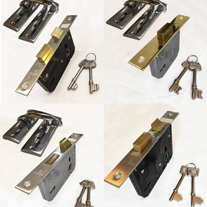 door lock handle set entrance safety toilet 3 lever handle lock