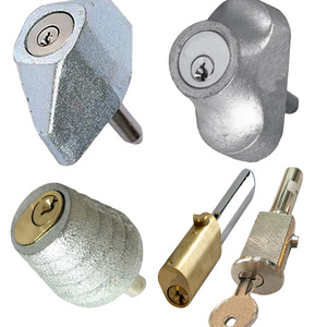 Pin Brass Key Rolling Shutter Key Bolts Use Door Safe Cylinder Profile Bullet Locks for Roller Shutter Garage Doors Security