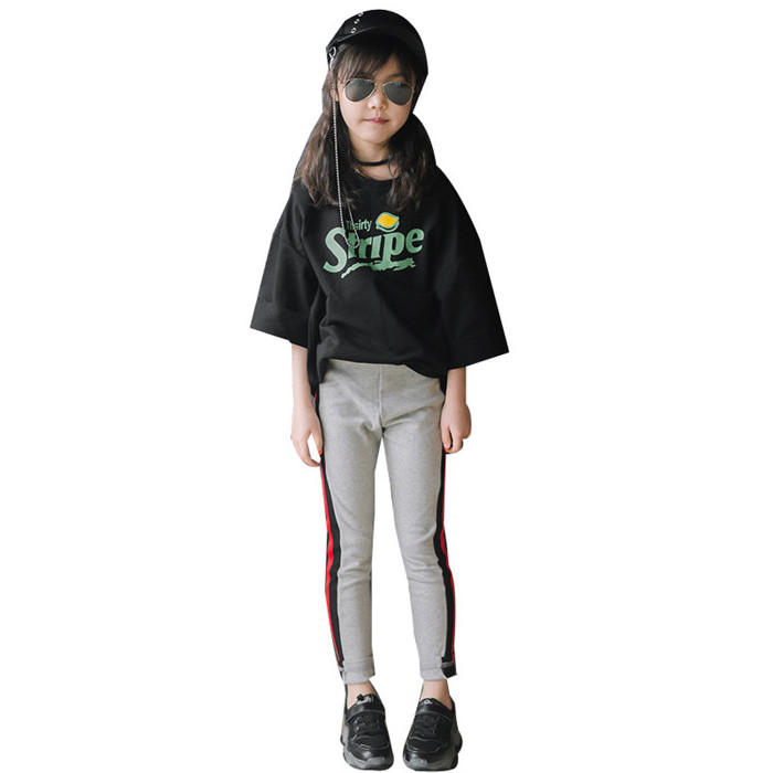 Wholesale Boutique Kids Korean Cotton Leggings T-shirt Girls 2 Sets Shirt From Online Shopping Hong Kong