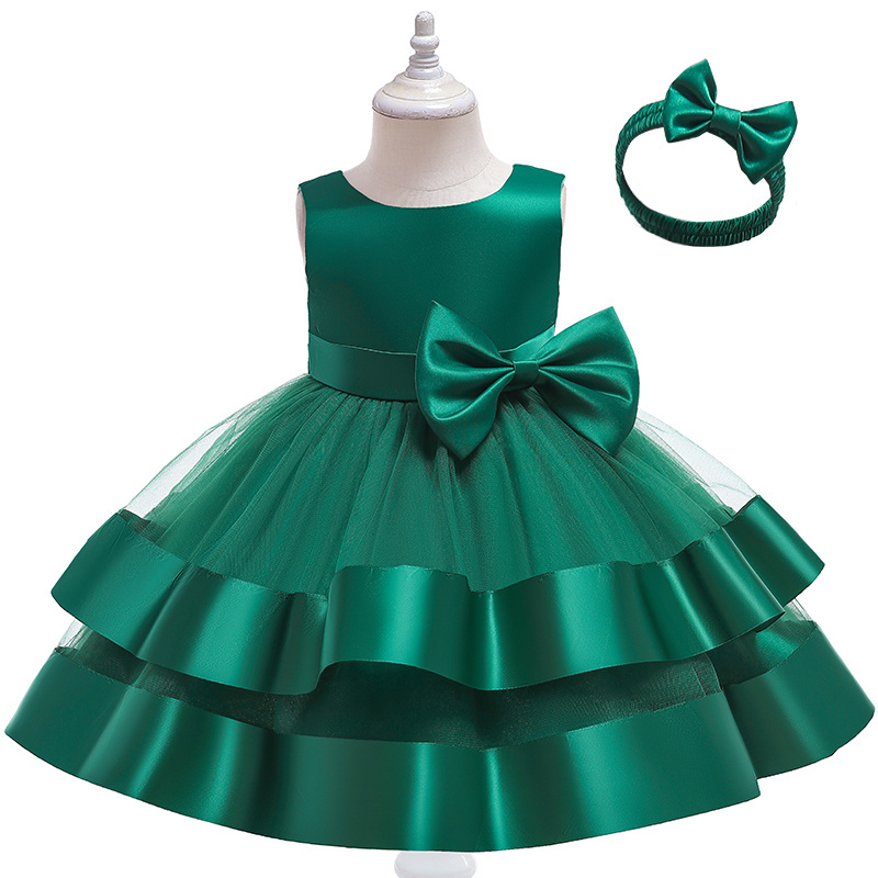 Girls dresses Short Sleeveless Ball Party Wear Kids Gowns Children Prom Evening baby clothes