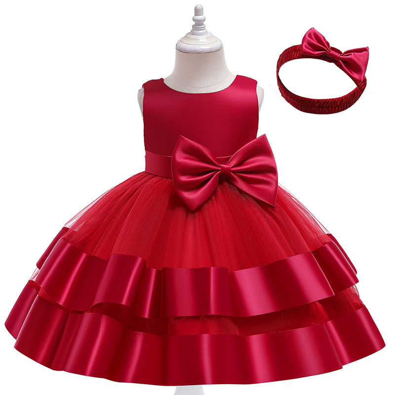 Girls dresses Short Sleeveless Ball Party Wear Kids Gowns Children Prom Evening baby clothes