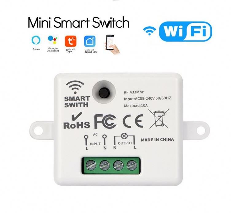 Tuya Wifi RF Smart Switch Module Switch Smart bBreaker With Google home Alexa voice control Neutral/ No neutral