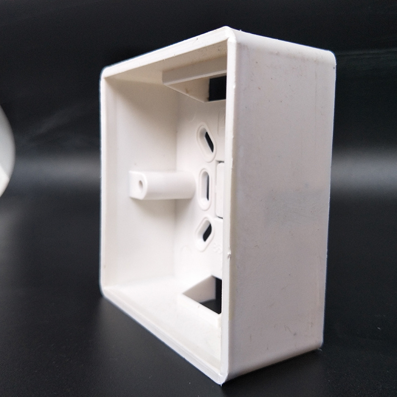 86*86mm Cassette Universal White Wall Mounting Box for Wall Switch and Plastic Enclosure Socket Back Box Outlet 86mm