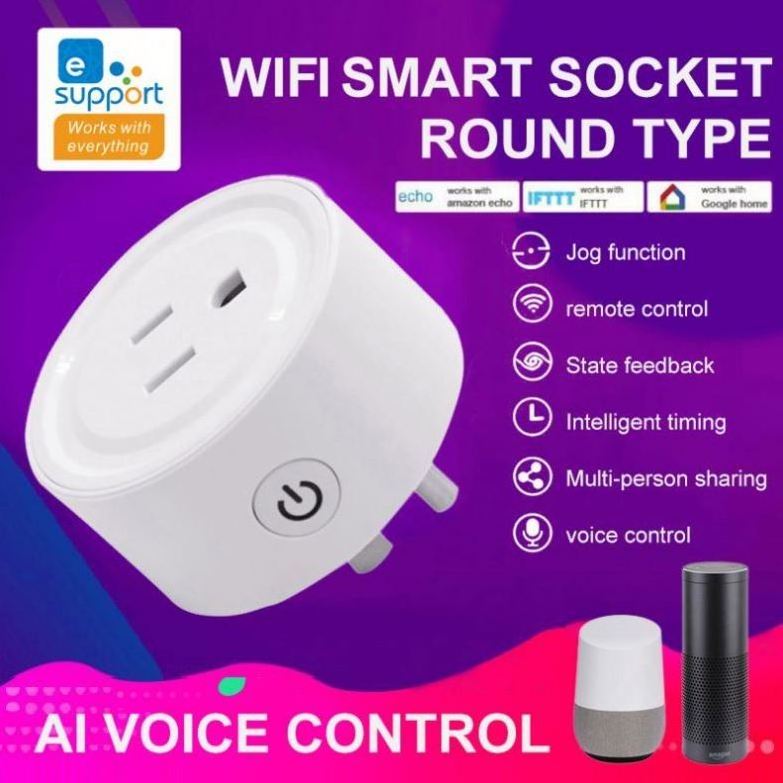 ewelink Wifi smart plug mini timer socket  save power 240V 10A remote control wireless electrical smart socket