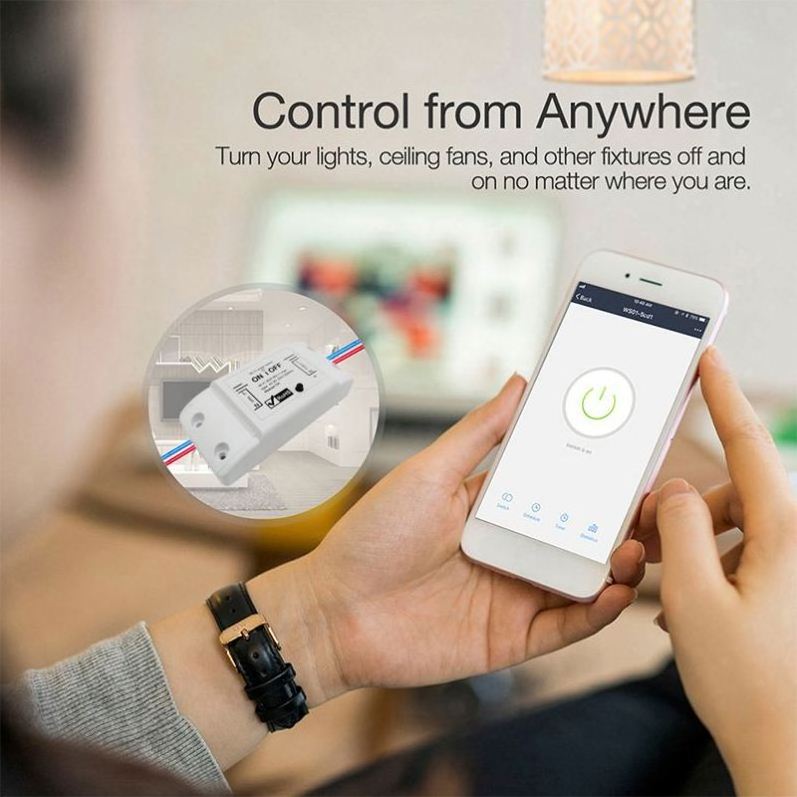 Tuya smart wifi wireless remote timer switch for Lamp electric fan appliance diy WIFI onoff switch Via iphone Android