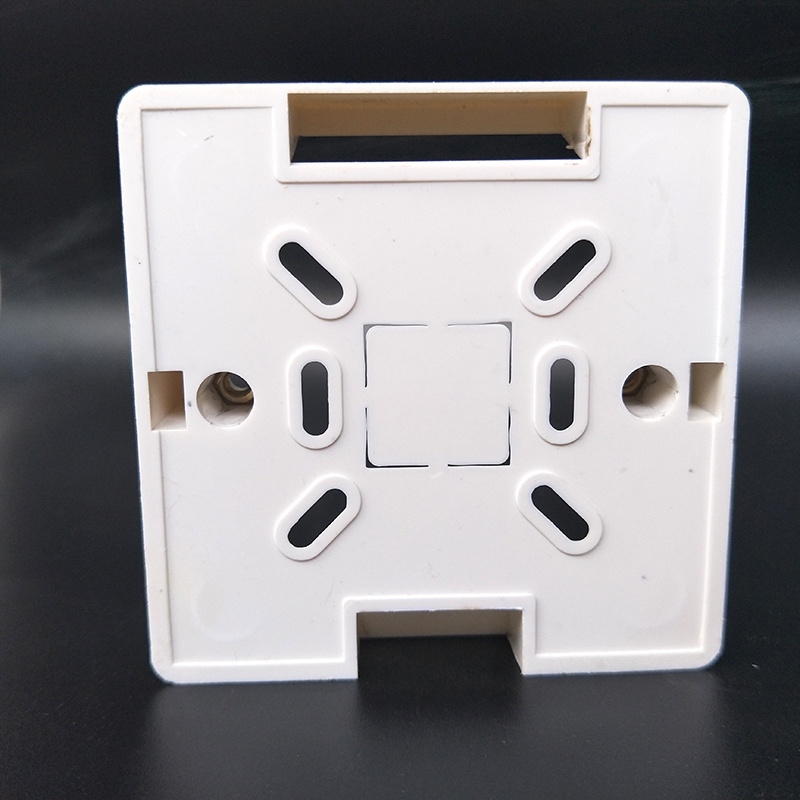 86*86mm Cassette Universal White Wall Mounting Box for Wall Switch and Plastic Enclosure Socket Back Box Outlet 86mm