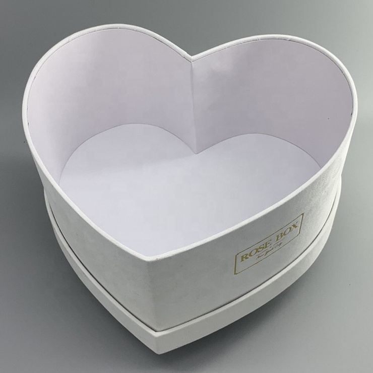 Custom heart shape paper gift box for valentine's day made in Dongguan