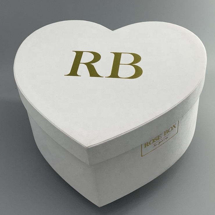 Custom heart shape paper gift box for valentine's day made in Dongguan