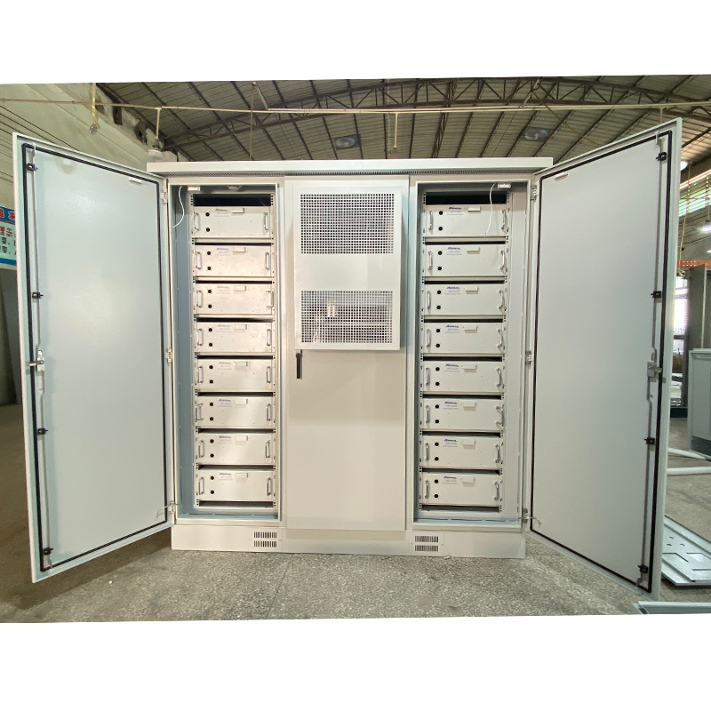 Outdoor Waterproof power supply equipment cabinet with air condition cooling telecom battery cabinet Network Telecom cabinet