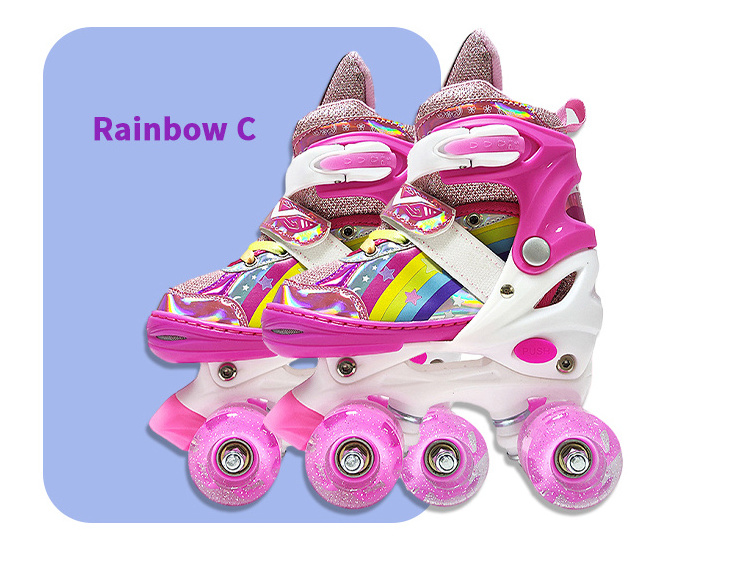 EACH 4 Wheel Roller Skates Double Row Roller Skates Wholesale Roller Skates For Kids