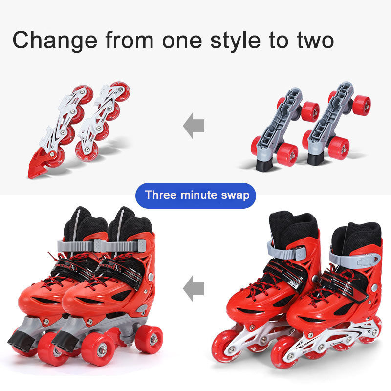 EACH Ready to Ship Soy Luna  4 Wheels Quad and Inline Roller Skates Rental Roller Skates to Buy for Children beginner