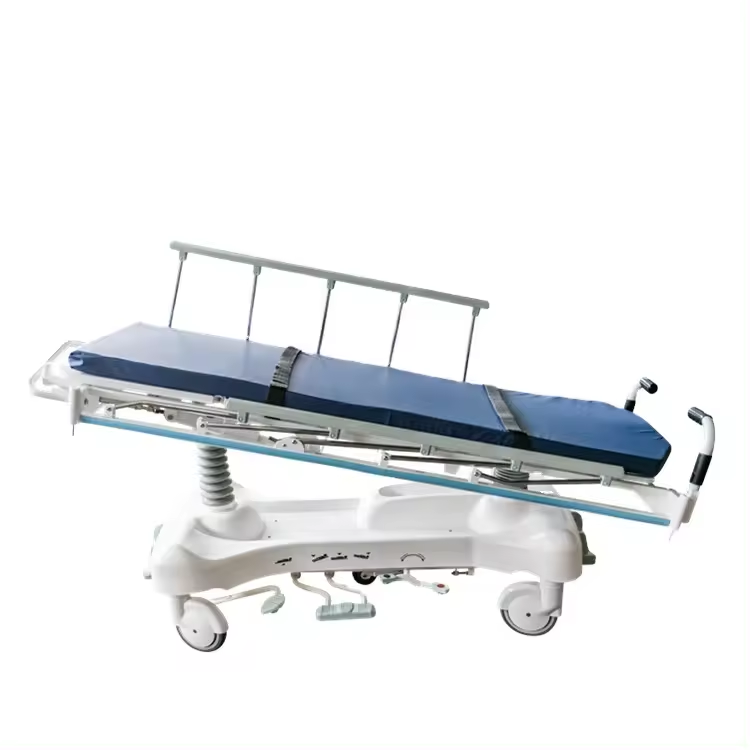 Hospital Multi-Function Hydraulic Transfer Stretcher Cart mobile medical patient transport trolley Bed emergency transfer bed