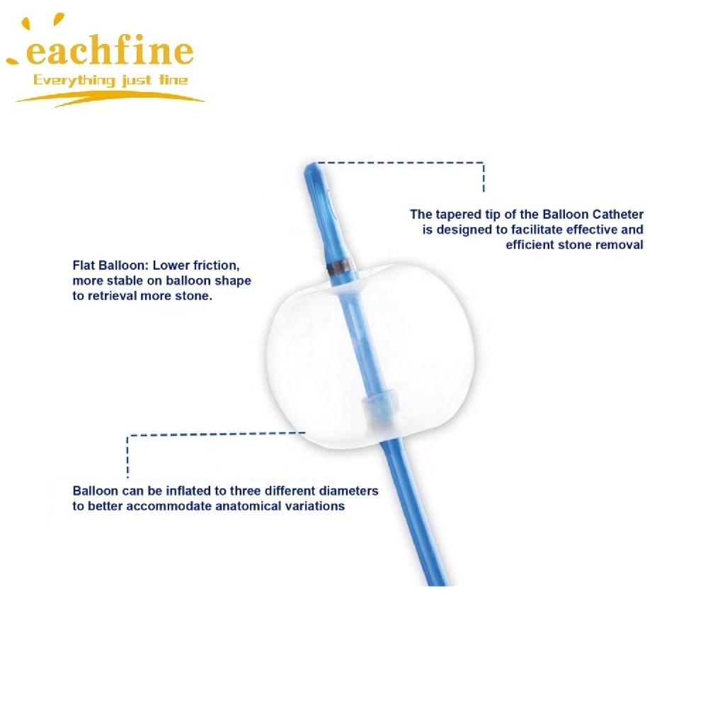 Medical consumables Gastrointestinal Surgery Sterile Endoscope Disposable Extraction ERCP Stone Retrieval Balloon Catheter