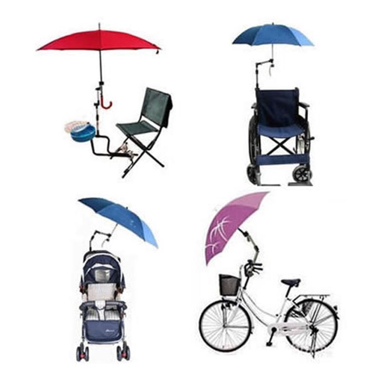 mountain bike Road bicycle Wheelchair Bicycle Pram Swivel Umbrella Connector Stroller Umbrella Holder Rain Gear Tool Any Angle