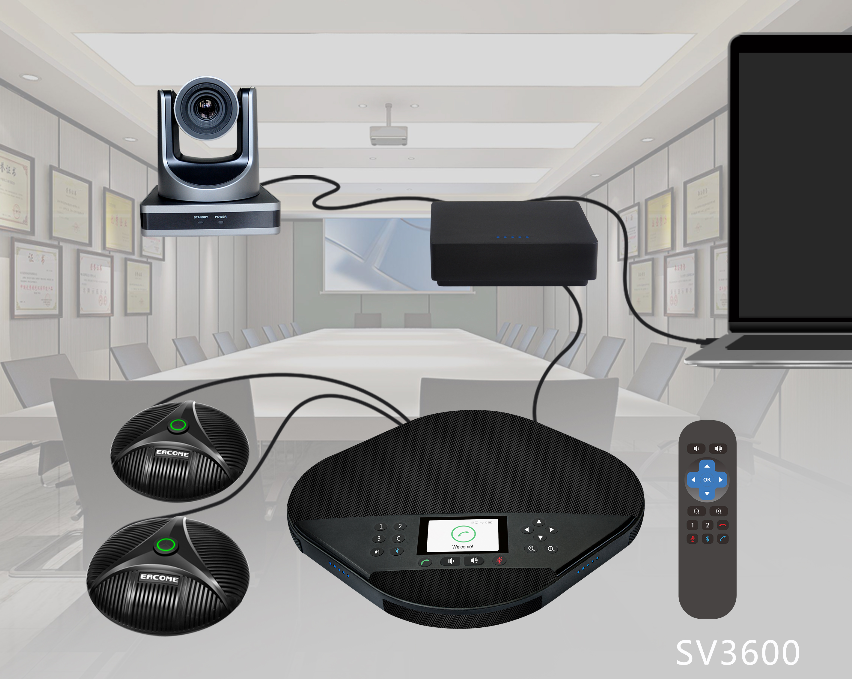 All-In-One Eacome  PTZ Camera & Audio Professional Video Conference System