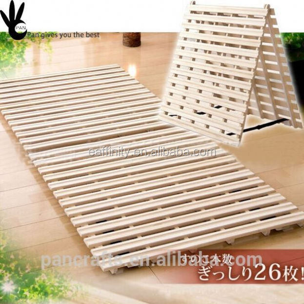 KS1239 Pan Japanese Useful sunoko fold up beds space saving wooden folding bed