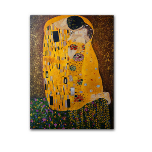 Dafen High Quantity Custom Gustav Klimt The Kiss Famous Reproduction Handmade Famous Paintings