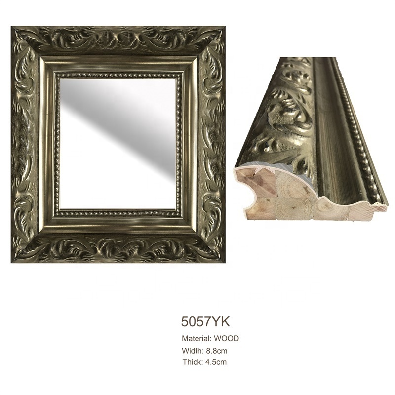 Picture Frames Oil Painting Frame Mirrors Hotel Decor Wall Frame Eager Wholesale Baroque Classical Wood Factory Gold