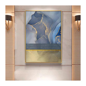 Hot Oil Painting Dafen Modern Art Nordic Space Home Decoration Abstrcat Wall Art Gold Foil Handmade Painting