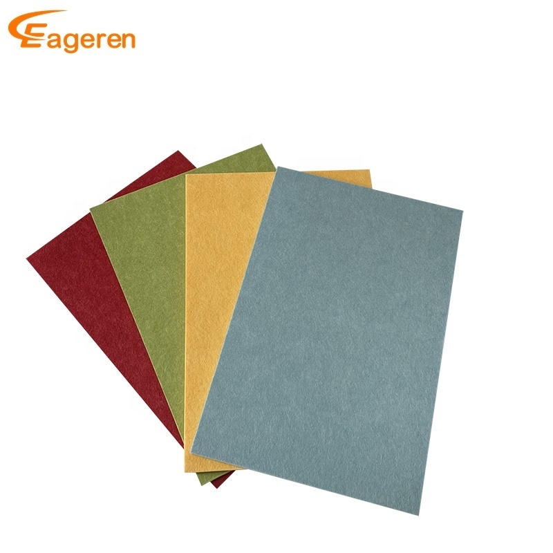 9mm standard PET acoustic felt 100% polyester  fiber acoustic panels for recording studio room