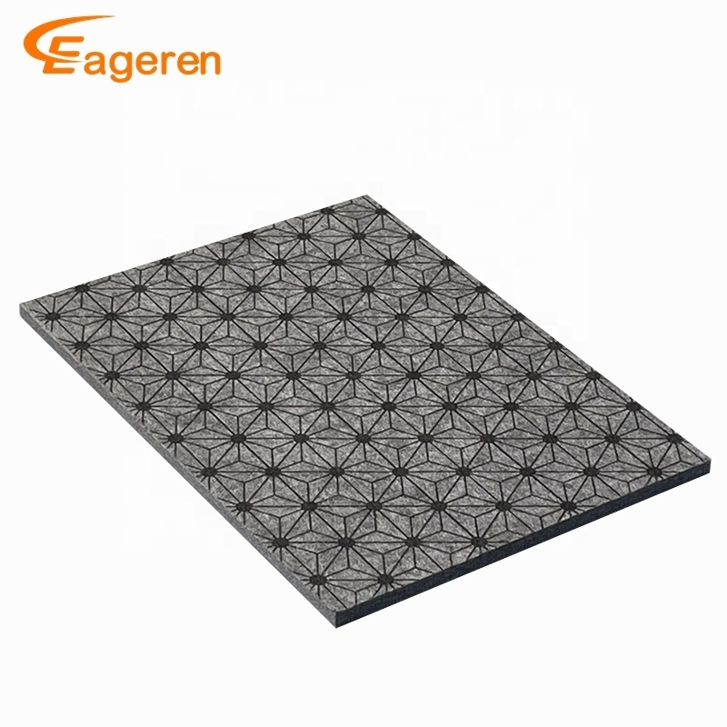 Soundproof PET Acoustic Panel Custom Print Polyester Acoustic Art Panel