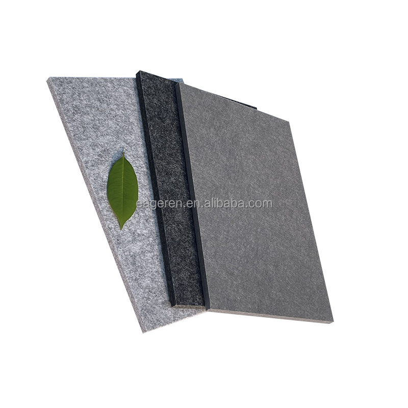 Eco-friendly Decorative Polyester Acoustic Board PET Acoustic Panels Felt